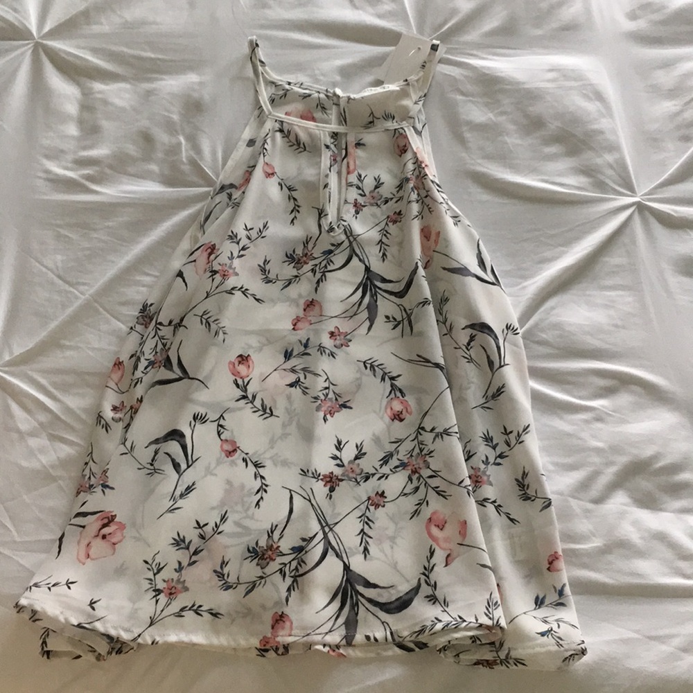 floral blouse